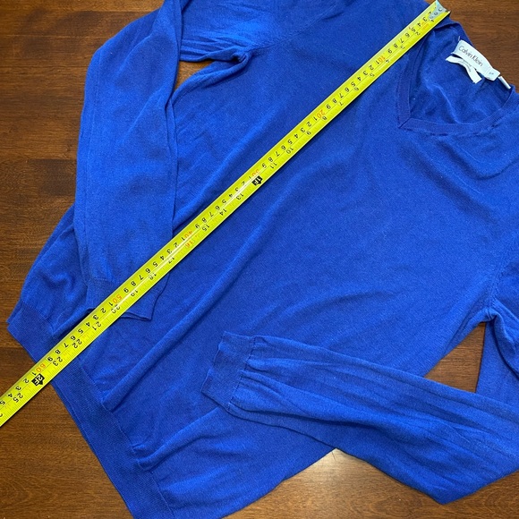 Calvin Klein Long Sleeve Sweater V-neck - Picture 3 of 6
